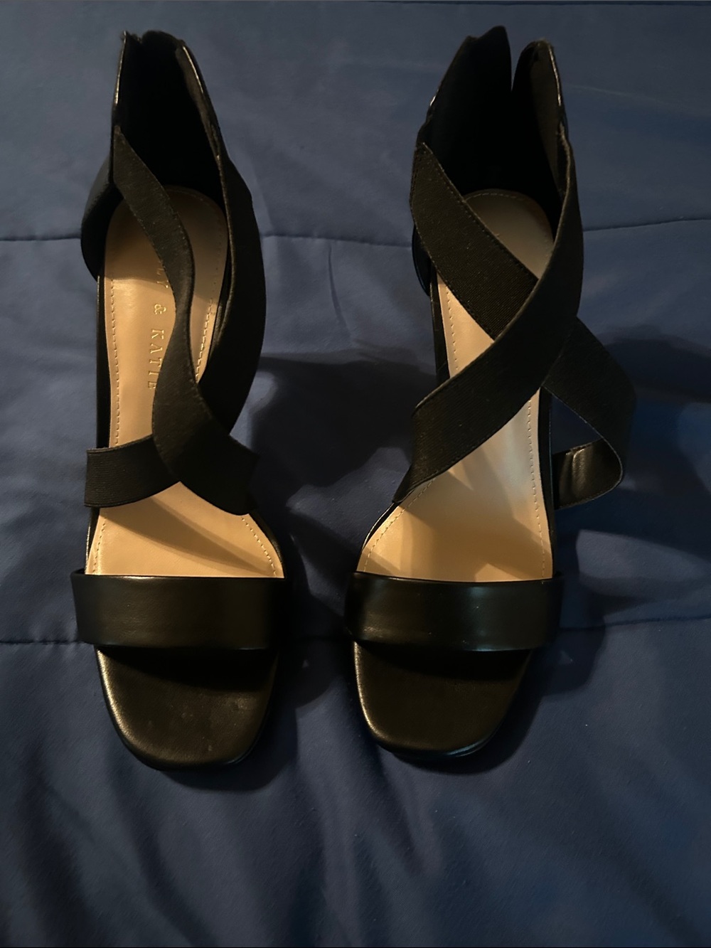 Kelly & Katie Black Coatlyn Heels